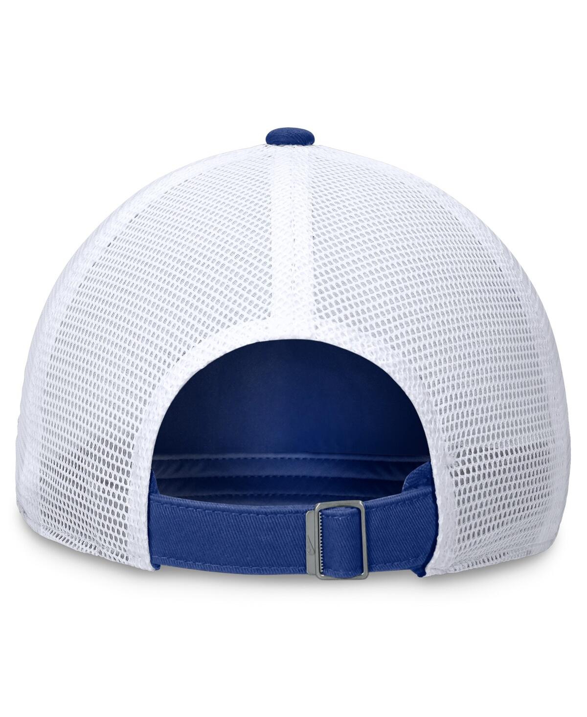 Nike Men's Royal Toronto Blue Jays Wordmark Adjustable Trucker Hat In Royal
