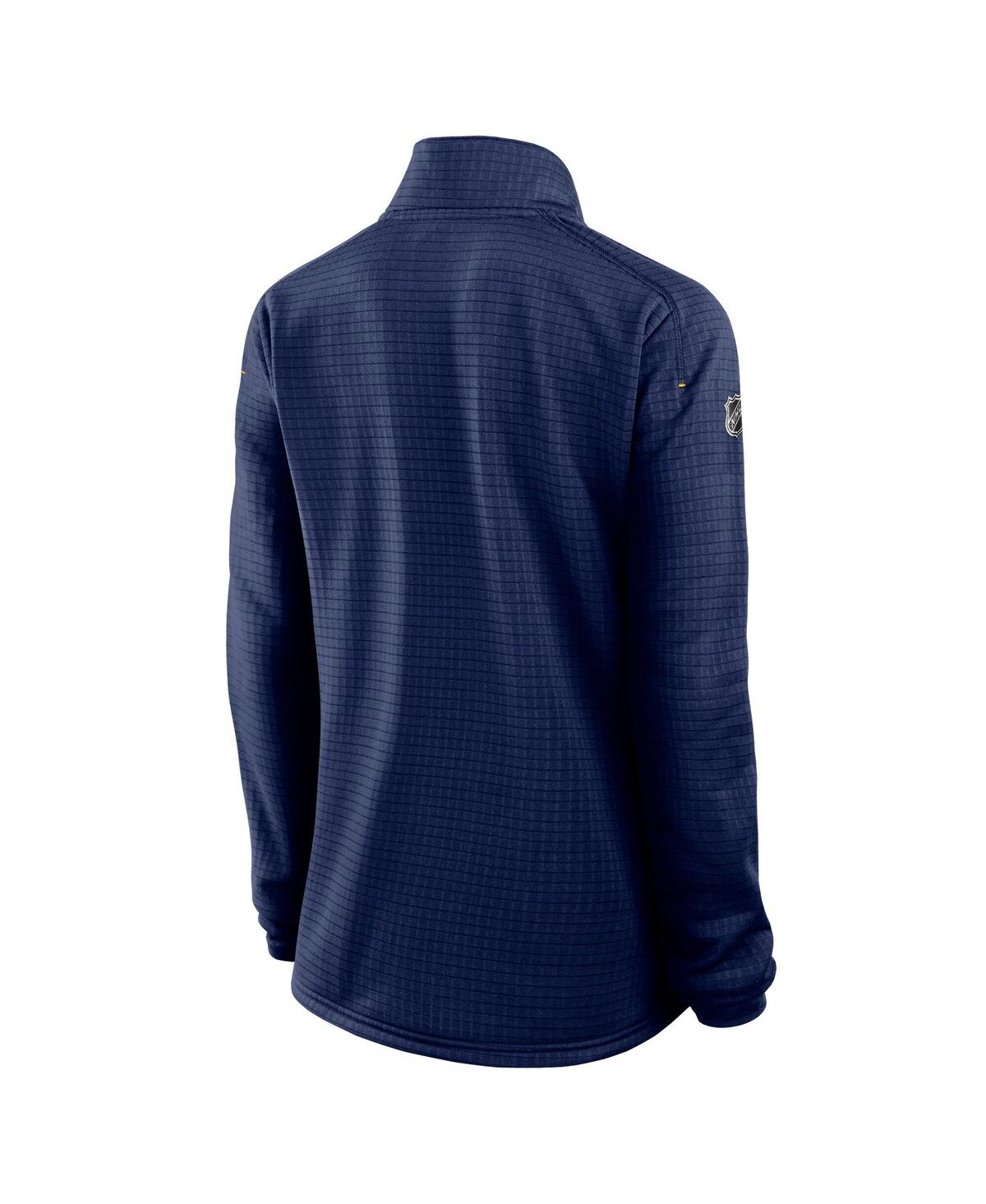 Fanatics Women's Navy St. Louis Blues Authentic Pro Rink Lightweight Quarter-zip Pullover Top In Navy