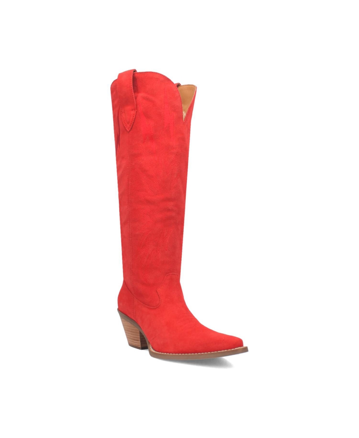Dingo Women's Thunder Road Leather Boots - Red