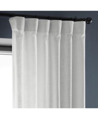 Heavy Faux Linen Curtain