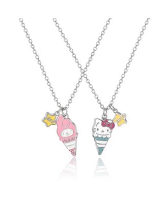Best Friends Ice Cream Cone Necklace Set for Kids - Fun & Stylish Jewelry Gift