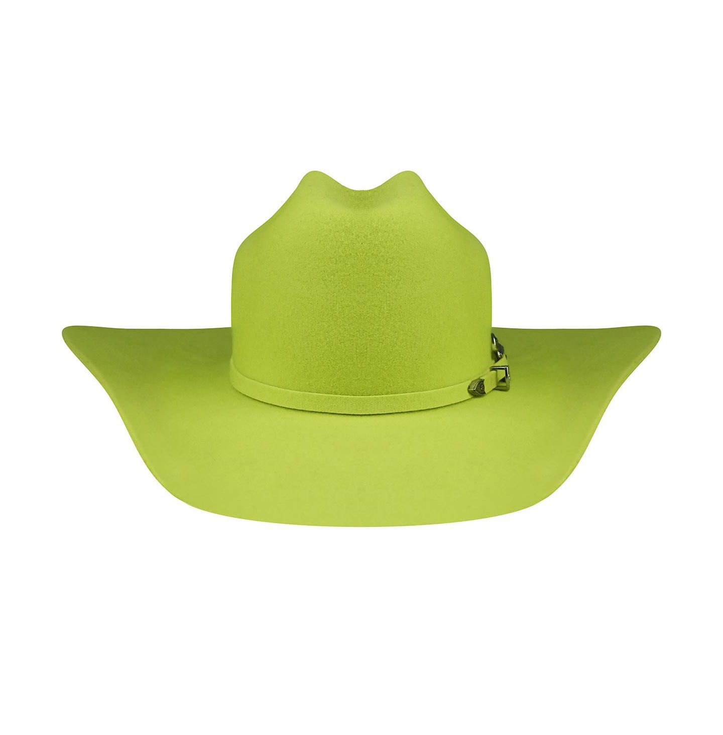 Мужской головной убор Renegade Punchy Western Cowboy Hat, цвет: Limeade — фото 2