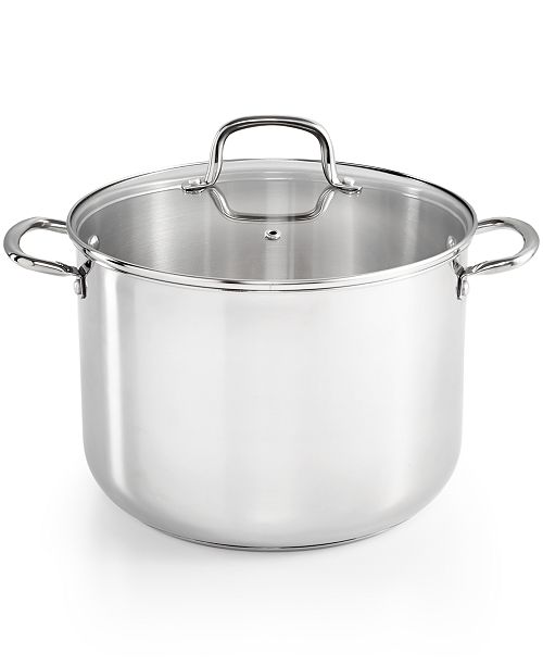 Martha Stewart Collection CLOSEOUT! Stainless Steel 10Qt. Stockpot