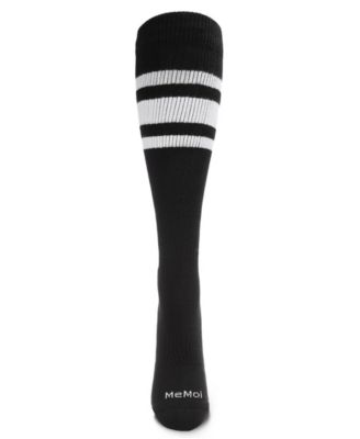 Men's Striped Athletic Cushion Sole Compression Knee Sock WFC1520-1101	