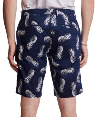 Men's Felix Slim Fit Pineapple Print 8-1/2" Shorts