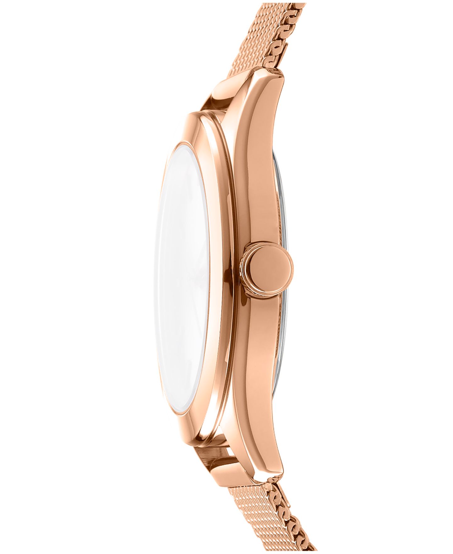 Женские часы DKNY Quartz Rose Stainless Steel Bracelet Watch, цвет: Розовое золото — фото 2