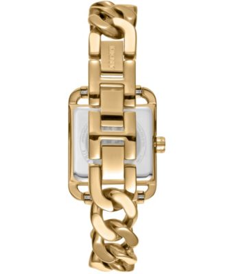 Women's City Glitz Gold-Tone Stainless Steel Bracelet Watch, 35mm