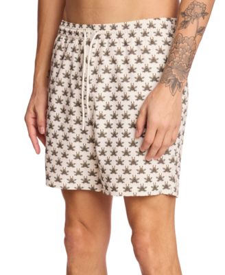 Men's Gilligan Printed Drawstring 6" Swim Trunks