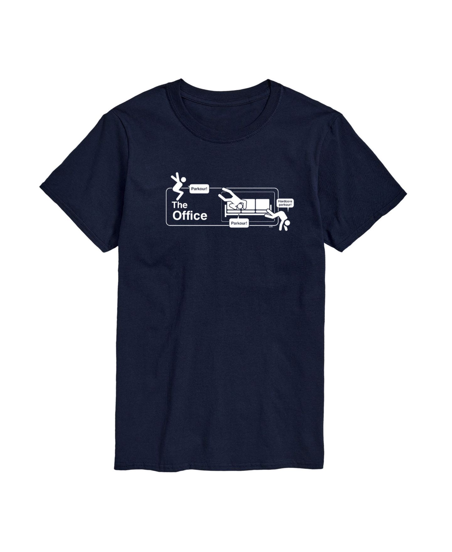 Мужская футболка AIRWAVES The Office Logo Short Sleeve, цвет: Синий — фото 1