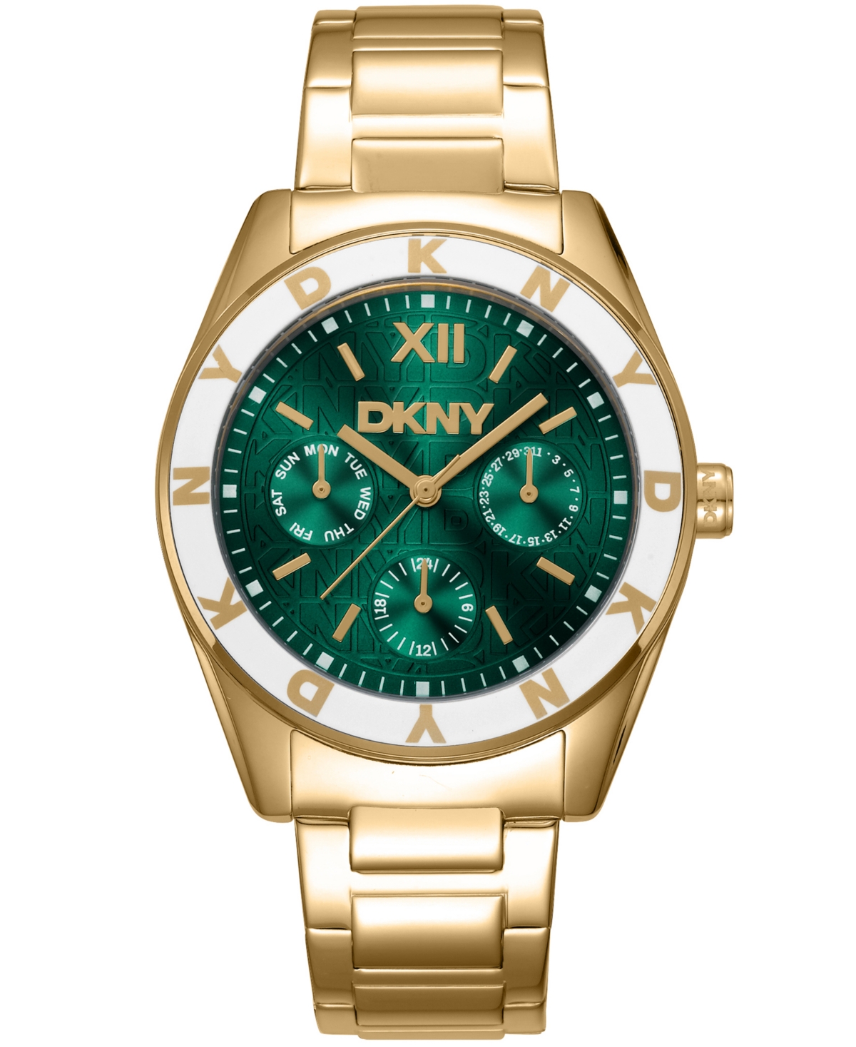 Women's Chambers Multi Sport Chronograph Gold-Tone Stainless Steel Bracelet Watch, 36mm - Gold