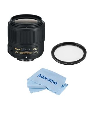 35mm f/1.8G ED AF-S NIKKOR Lens, Bundle with ProOptic 58mm Multi Coated UV Slim Filter, Cleaning Cloth