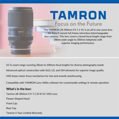 28-300mm f/4-7.1 Di III VC VXD Lens with ALTA PRO 2+ 264AB 4-Section Aluminum Tripod