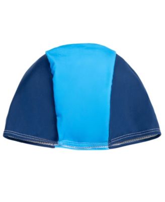 Boys Rash Guard Swim Trunks and Cap 3 Piece Swimsuit Set