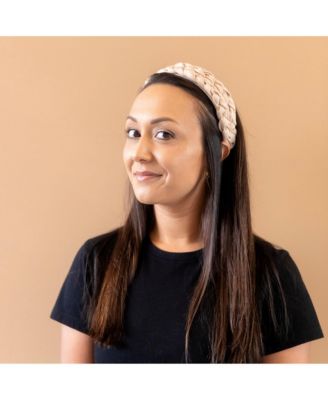 Women's Blushing Braid Headband - Taupe