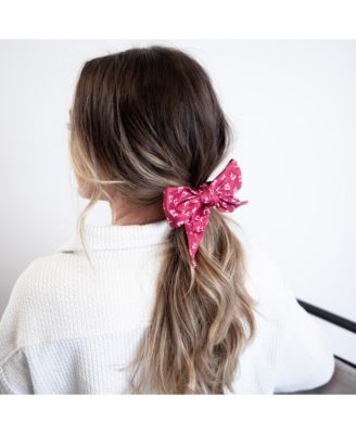 Ultra Soft Knotted Headband - Cherry Print