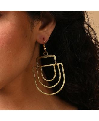 Women's Textured Drop Earrings