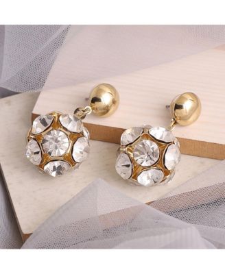 Women's Plated Party Designer Stone Drop Earrings