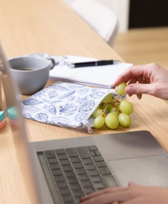 Bumkins Shells Large Snack Bags, 2 Pack