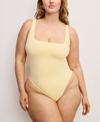 Women's Sculpting Modern Tank Bodysuit, Regular & Plus Size