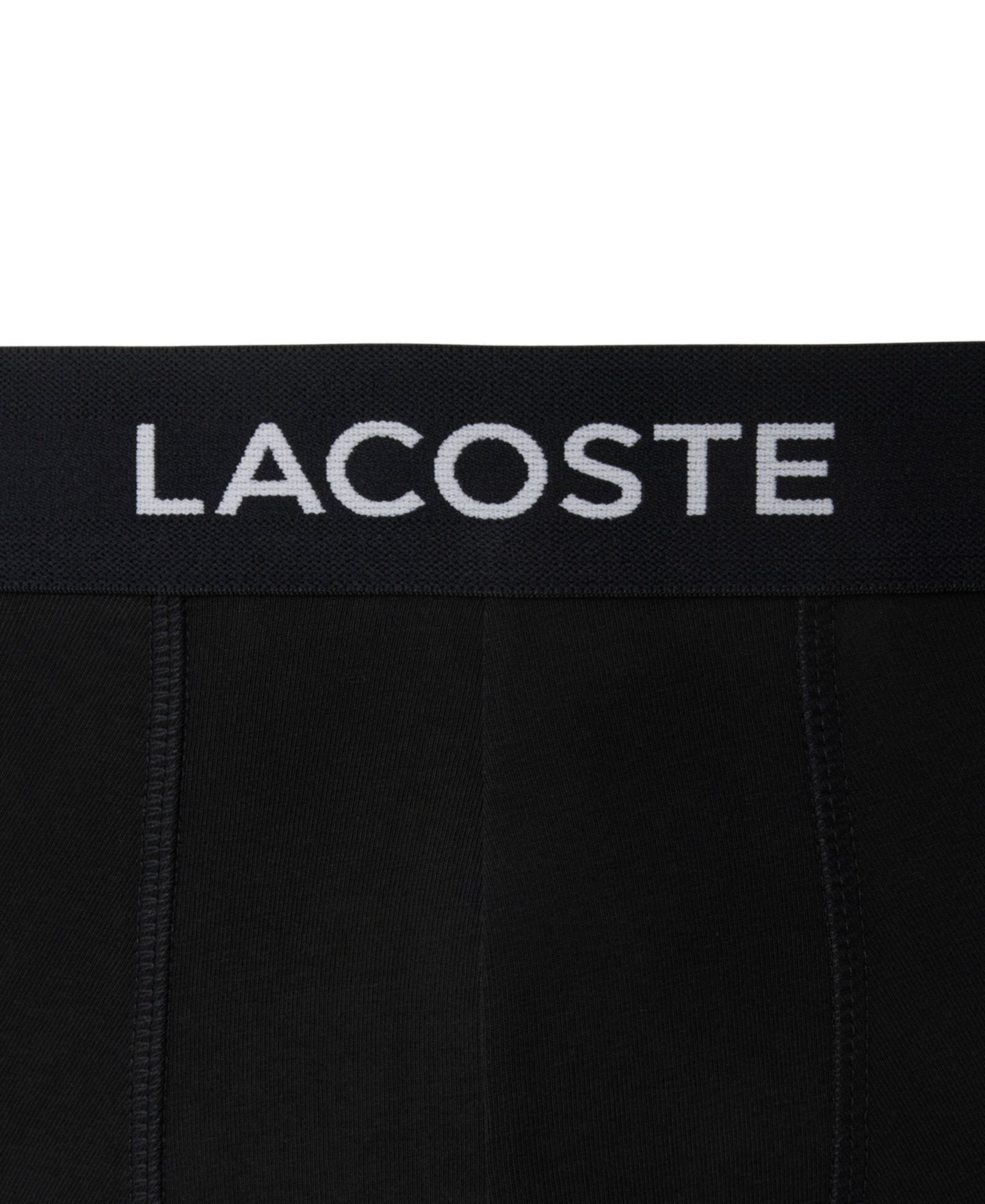 Трусы-боксеры для мужчин, хлопок, стрейч — Lacoste, цвет: Чёрный, вариант 1 — фото 3