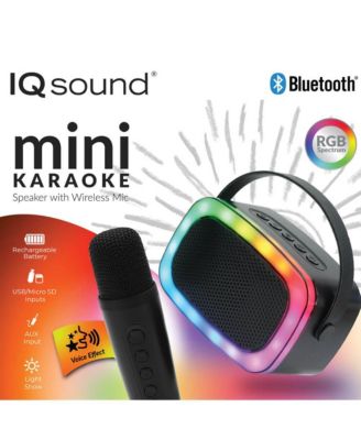 Mini Bluetooth Karaoke Portable Speaker with Wireless Mic