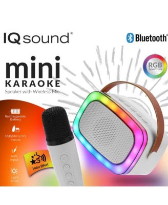 Mini Bluetooth Karaoke Portable Speaker with Wireless Mic