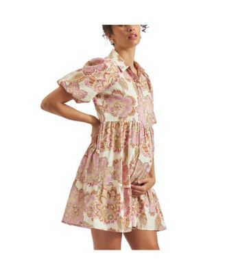 Maternity Ripe Hope Linen Dress