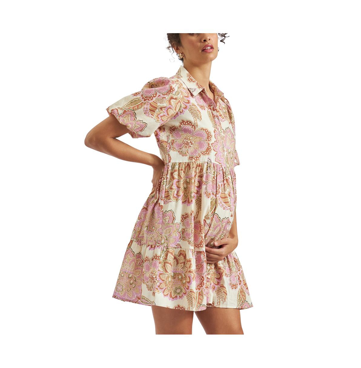 Ripe Maternity Hope Linen Dress