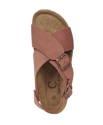 Crossover Buckle Sandal