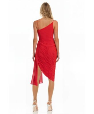 Womens The Adeline Red Spaghetti Strap Cocktail Dress