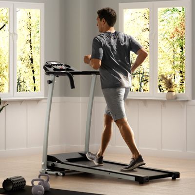 Folding Treadmill with 12 Preset Programs and LCD Display
