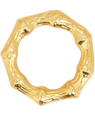 Sleek Aluminum Napkin Rings, Set of 4