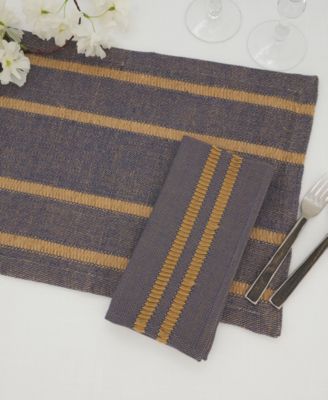 Classic Stripe Placemats and Napkins, Set of 8