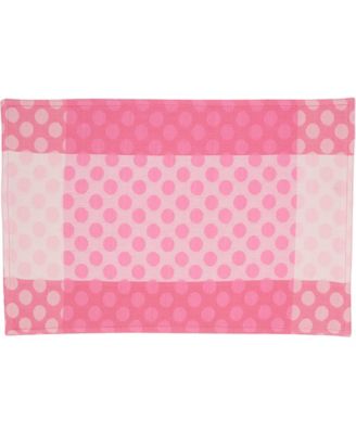 Playful Polka Dot Cotton Placemats and Napkins, Set of 8