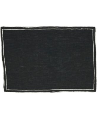 Double Line Embroidered Placemats, 14" x 20"