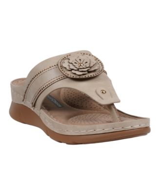 Women's Vickie Flower Thong Flat Sandals