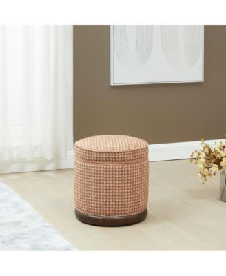 Fiorelli Round Boucle Ottoman