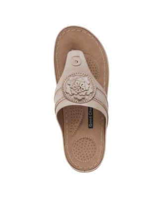 Women's Vickie Flower Thong Flat Sandals