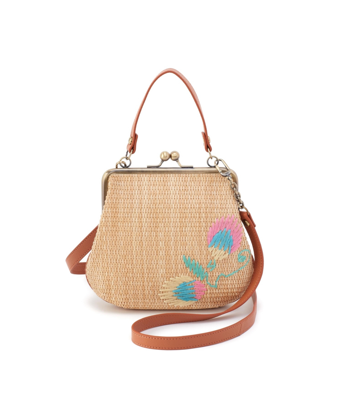 Alba Crossbody - Natural straw