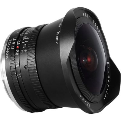 7.5mm f/2 Fisheye Lens for Fujifilm X, Black