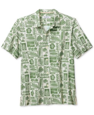 Tommy Bahama - Men's Bahama Coast Island Stamp Short Sleeve Shirt