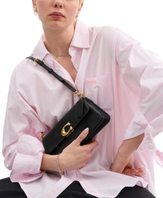 Small Jet Leather Shoulder Bag