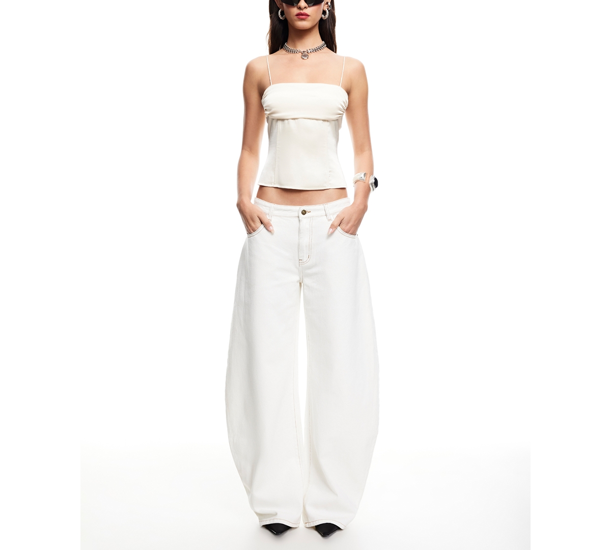 Women's Humphrey Tie-Strap Camisole - Cream