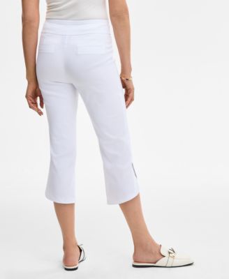 Women's Mid-Rise Pull-On Tulip-Hem Capri Pants, Exclusively at Macy's