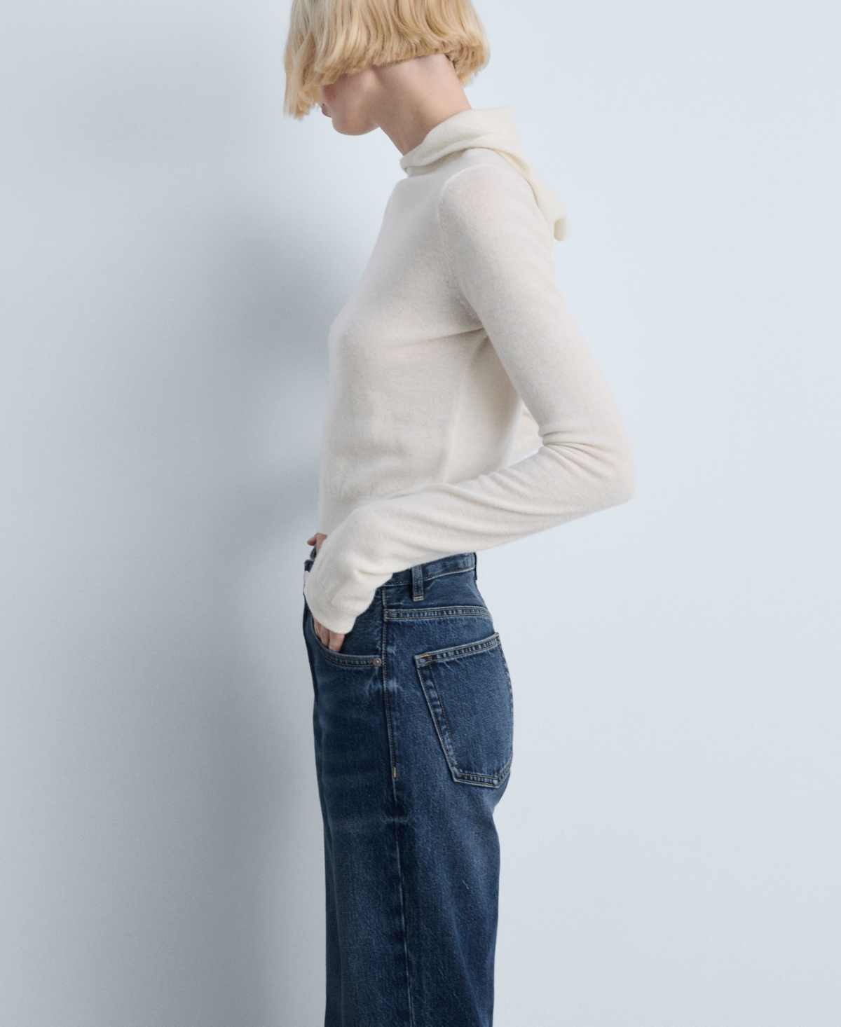 Mango Women's Miami Medium-rise Straight-fit Jeans In Blue