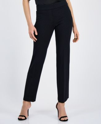 Women's Grace Printed Mid-Rise Straight Pants