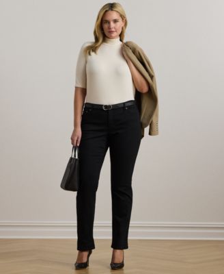 Plus Size Lightweight Turtleneck Sweater