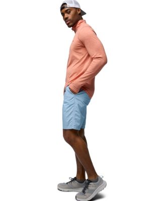 Columbia Men's Tech Trail 1/4 Zip with Washed Out Short and PFG Hooks Mesh Snapback Ball Cap