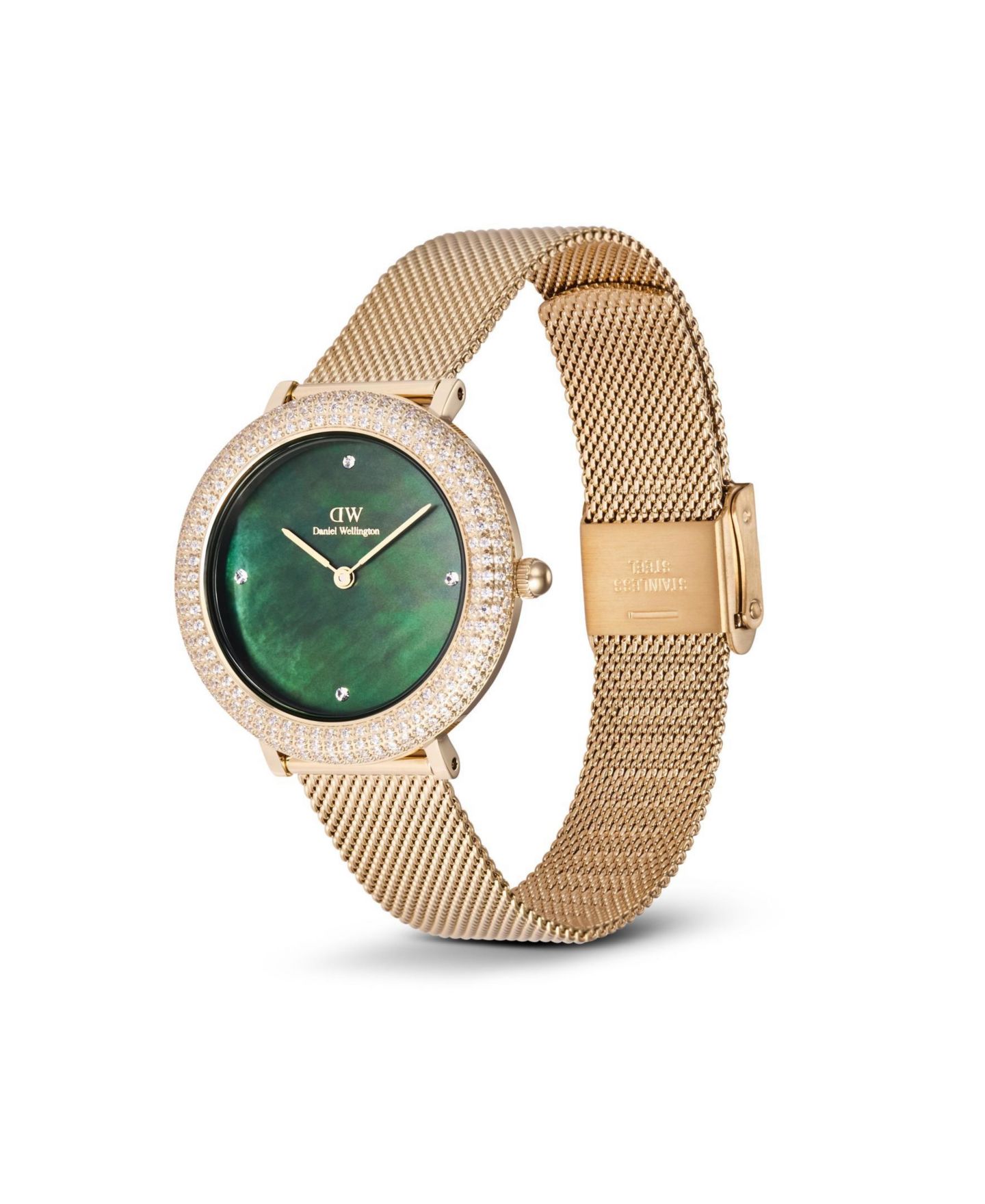Женские часы Daniel Wellington Analog Gold-Tone Stainless Steel Watch, 32mm — фото 2