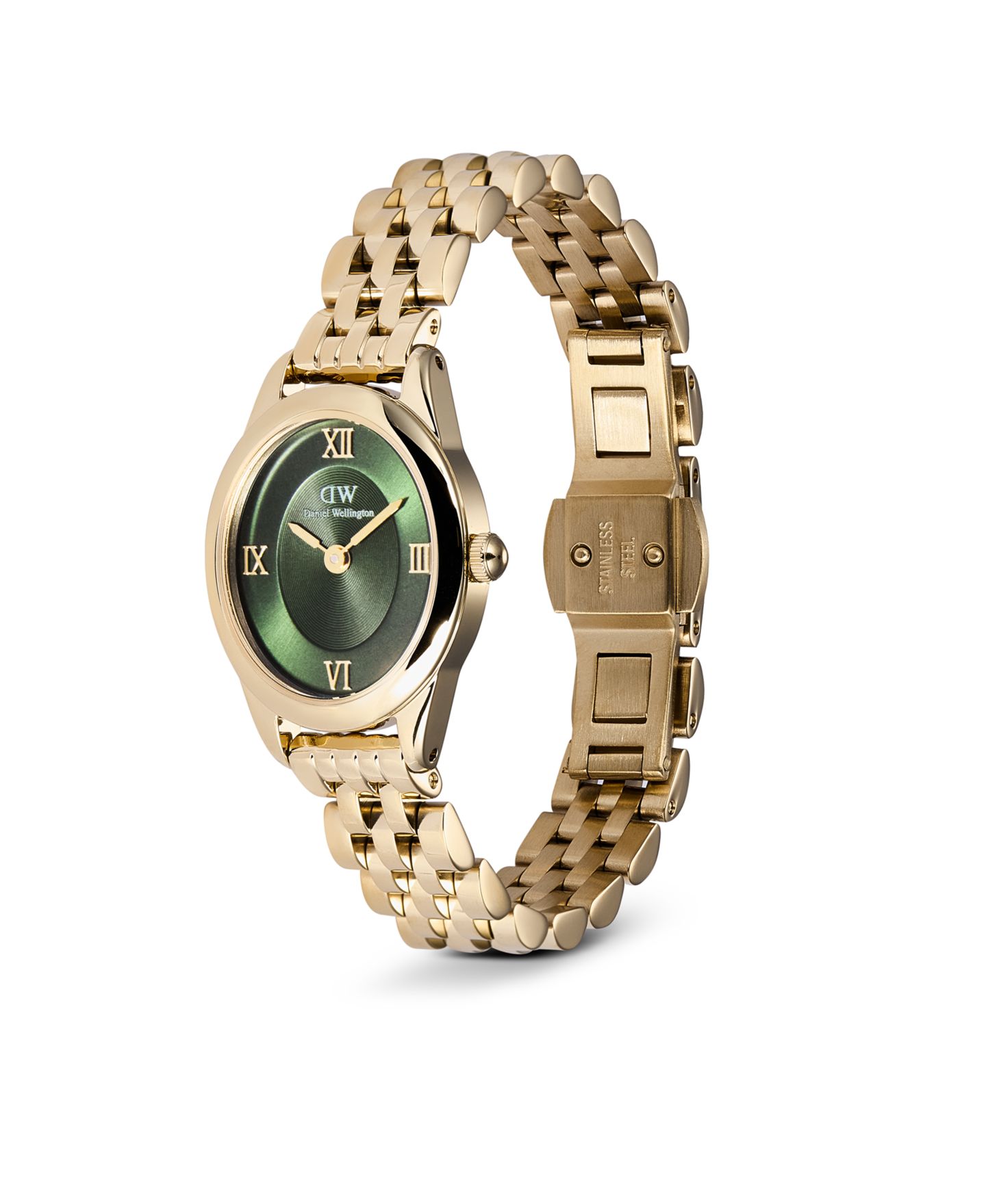Женские часы Daniel Wellington Analog Gold-Tone Stainless Steel, 22mm — фото 2